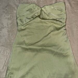 Princess Polly Green Ruched Sweetheart Sheath Dress